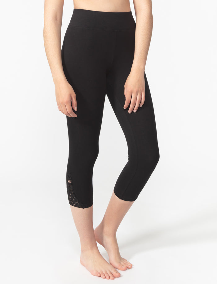 Legging capri en coton bio
