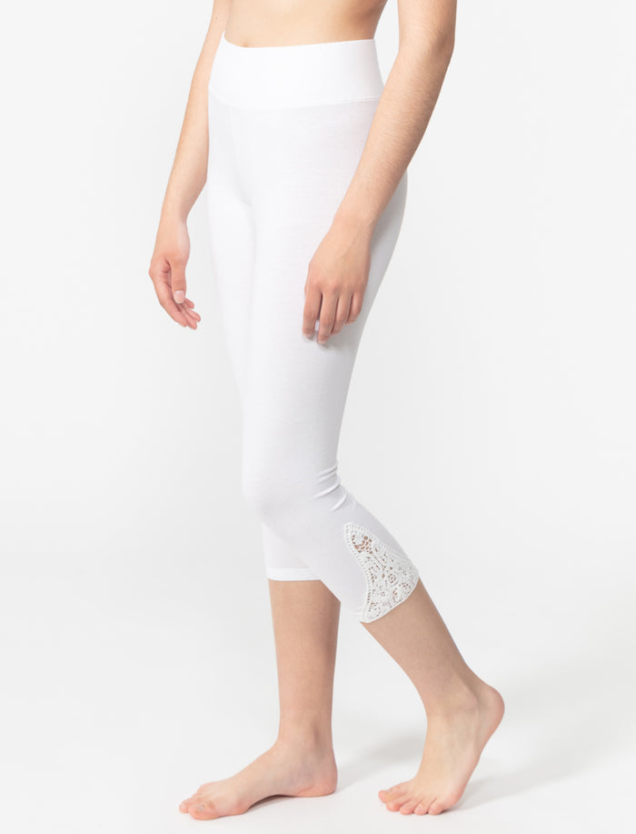 Legging capri en coton bio
