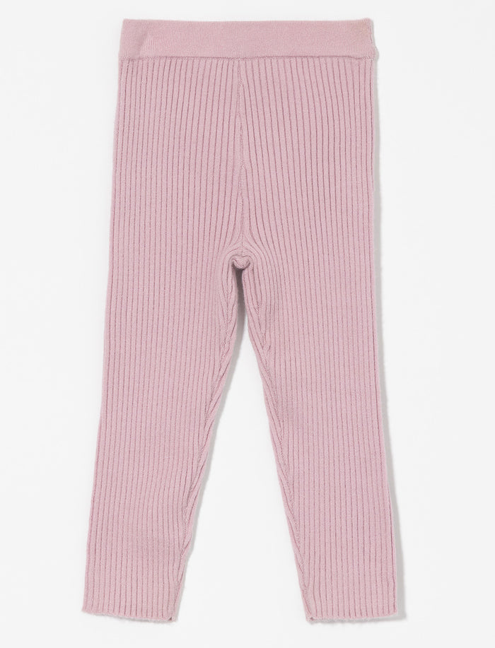 Legging en tricot côtelé