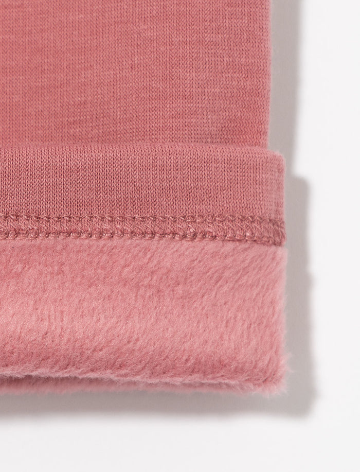 Legging long doublé en peluche