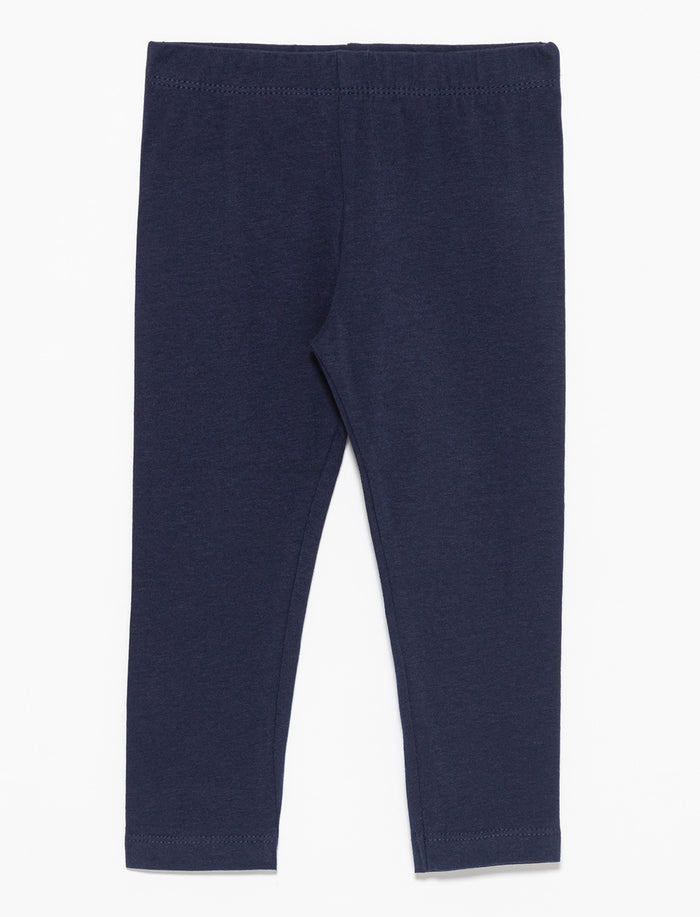 Legging uni en coton bio