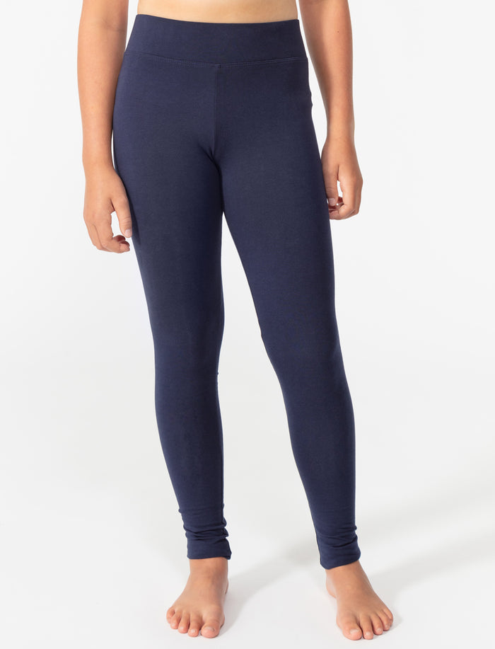 Legging uni en coton bio