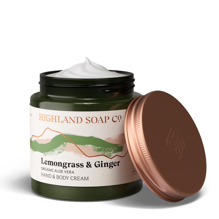 Lemongrass & Ginger Hand & Body Cream 120ml