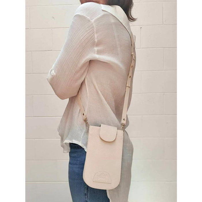 Hello Friday Lexi Cream Phone Bag | Koop.co.nz