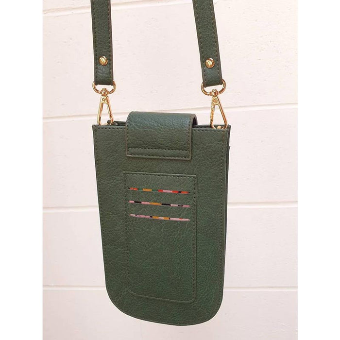 Hello Friday Lexi Olive Phone Bag | Koop.co.nz