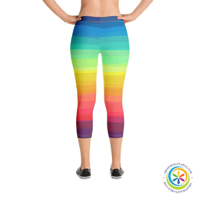 Life In Color Rainbow Capri Leggings-ShopImaginable.com