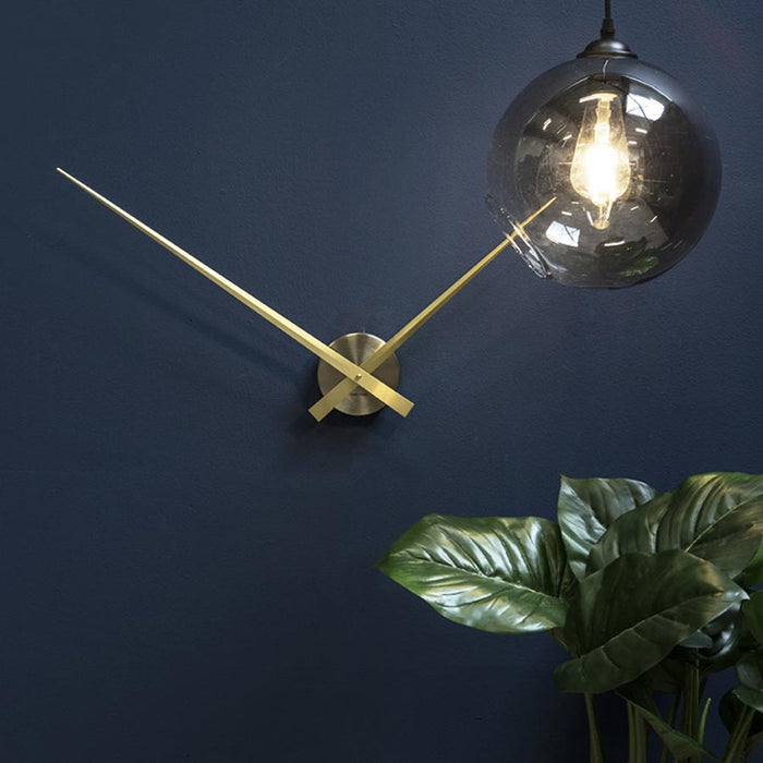 Karlsson Little Big Time Wall Clock - Large Gold (77.5cm) | Koop.co.nz