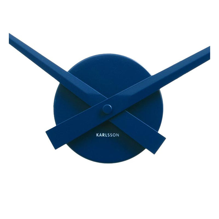 Karlsson Little Big Time Wall Clock - Mini Blue (38cm) | Koop.co.nz
