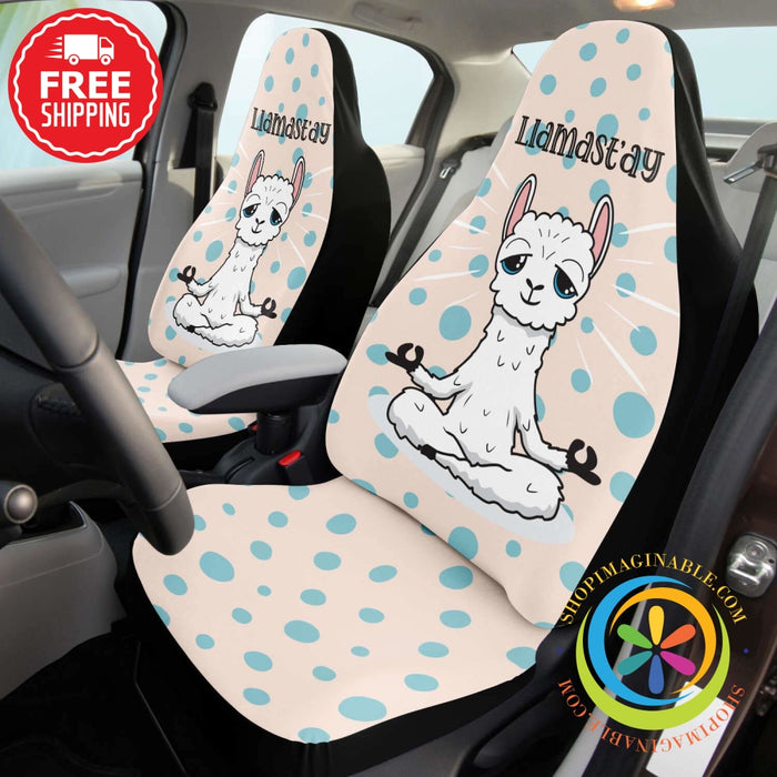Llamast'ay Namaste Car Seat Covers-ShopImaginable.com