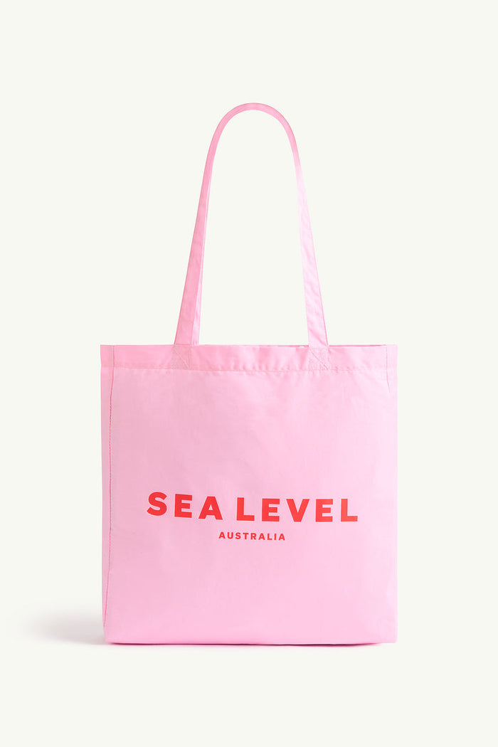 Logo Cotton Beach Tote