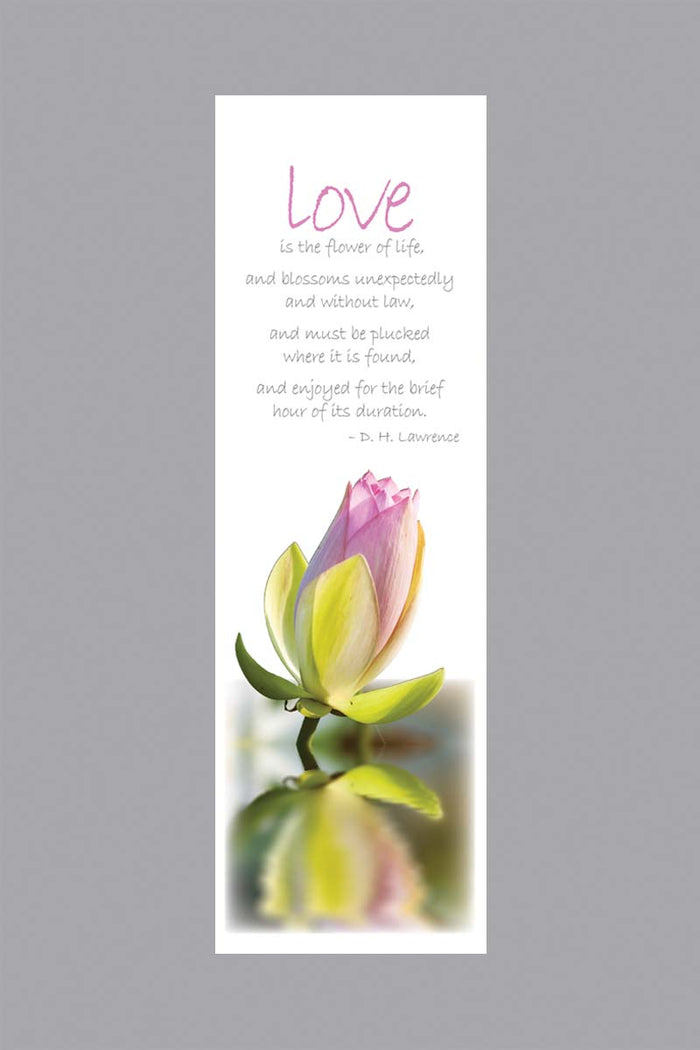 Lotus In The Mist Bookmark - ST8602-BM