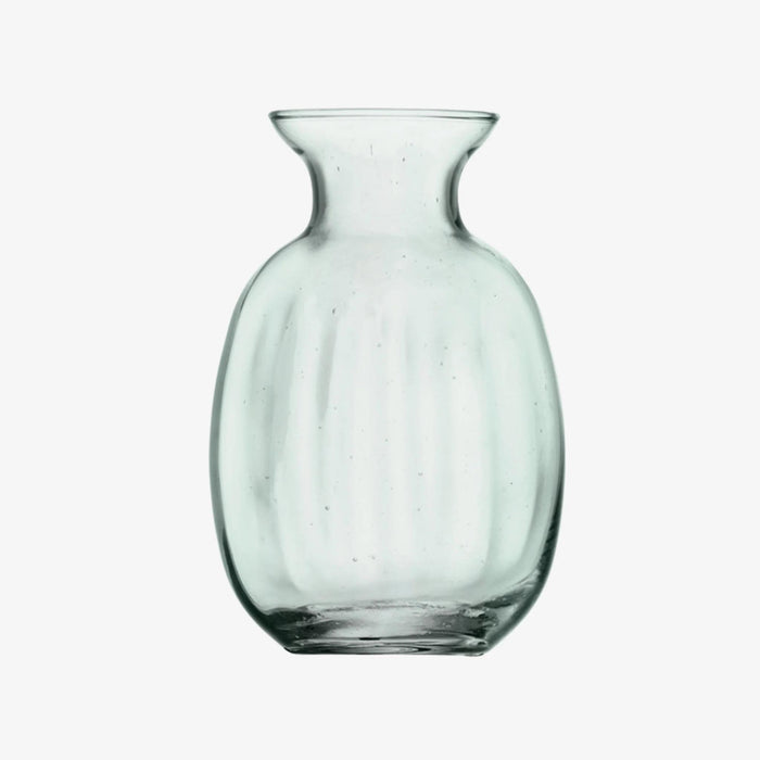 LSA Mini Mia Recycled Glass Vases - Fluted