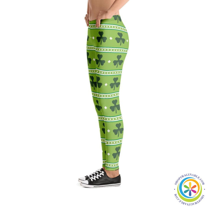 Luck Of The Irish Classic Full Length Leggings-ShopImaginable.com