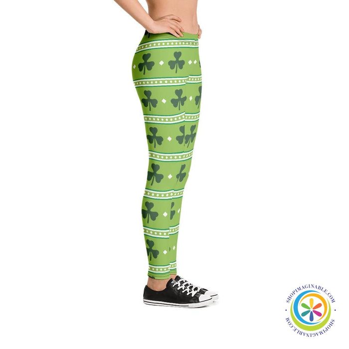 Luck Of The Irish Classic Full Length Leggings-ShopImaginable.com