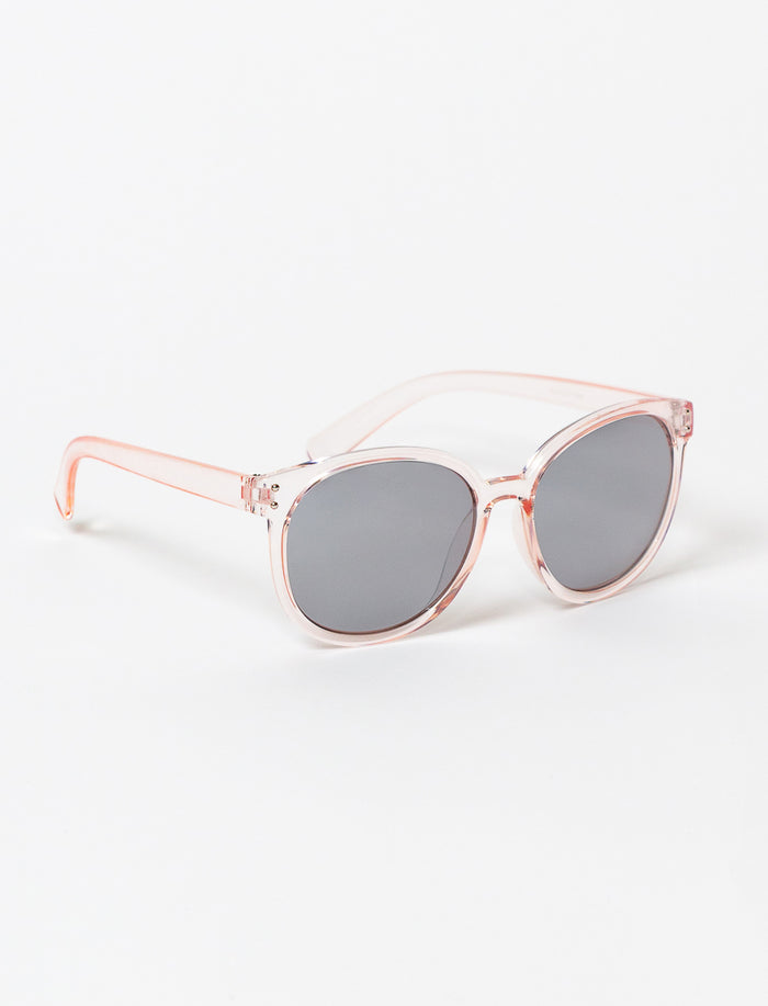 Lunettes de soleil à monture transparente