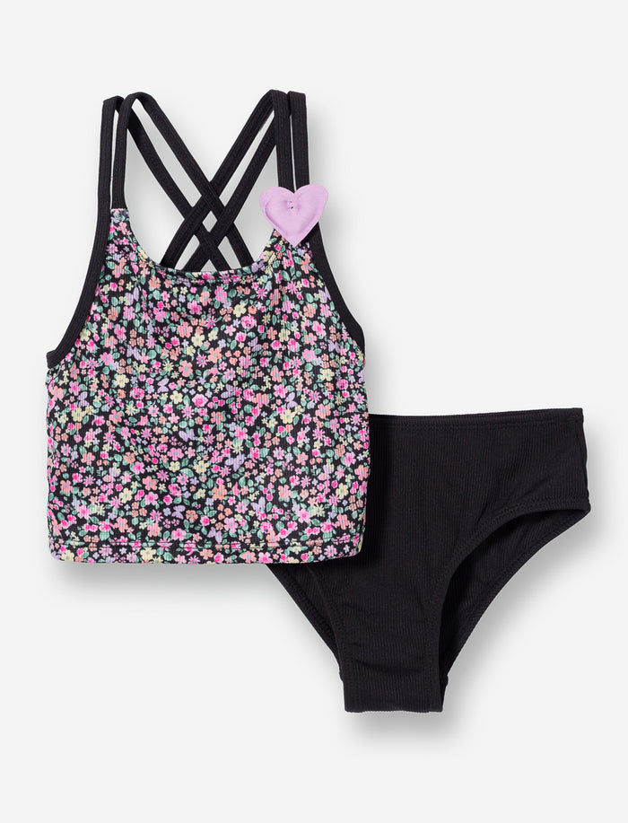 Maillot 2 pièces imprimé