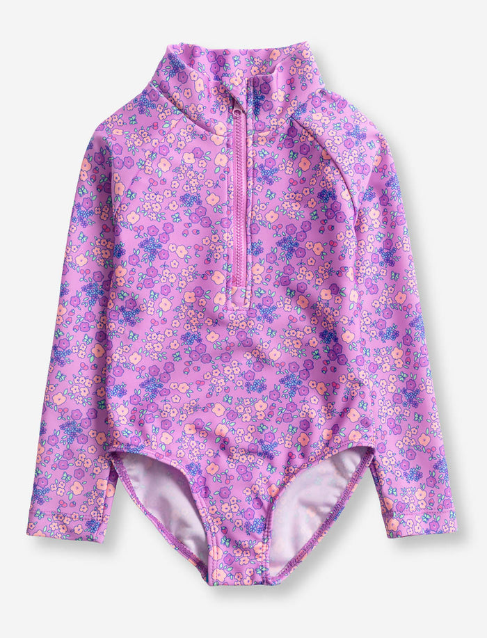 Maillot une pièce rashguard - petite fille