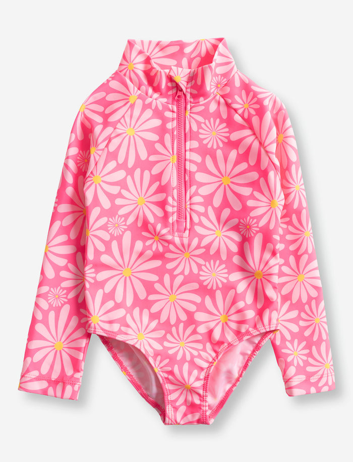 Maillot une pièce rashguard - petite fille