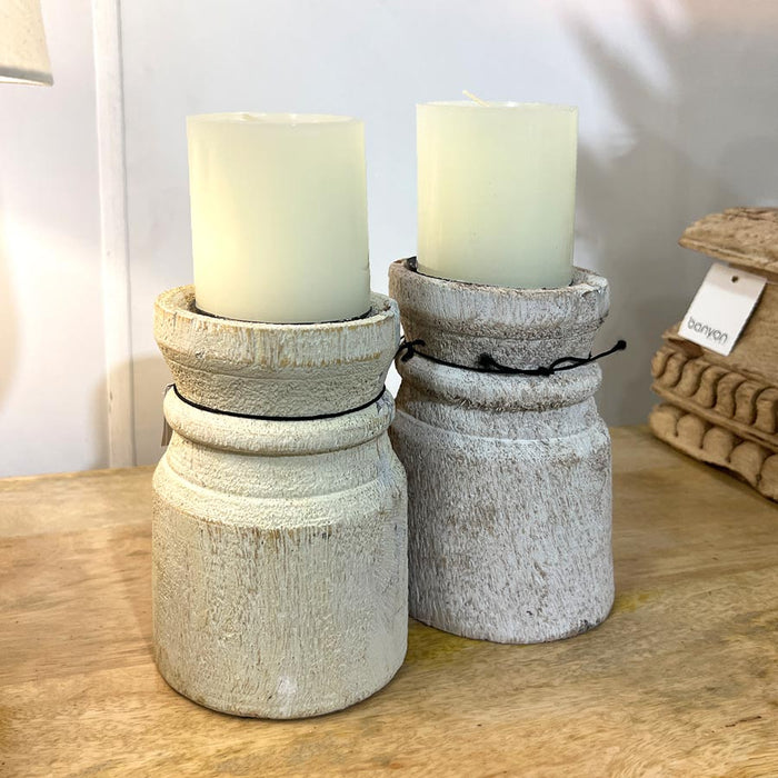 Banyan Home Majeet Candle Holder (15.5cm) | Koop.co.nz