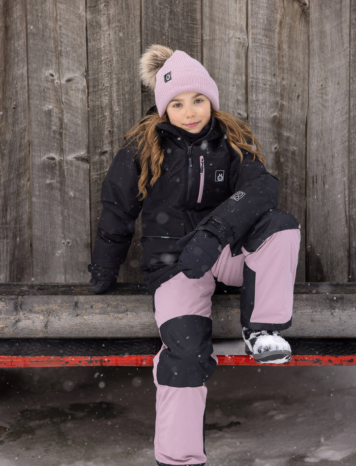 Manteau uni à capuchon pour ado fille