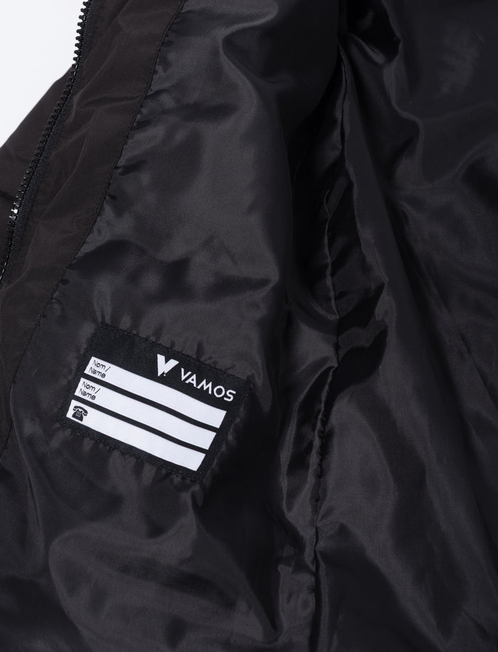 Manteau uni à capuchon pour petite fille