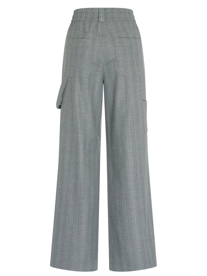 Marc Aurel Wide Leg Trousers Grey