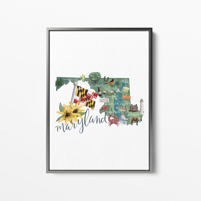 Maryland  - Art Print or Canvas - Jetty Home