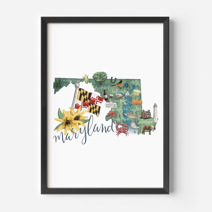 Maryland Map - Jetty Home