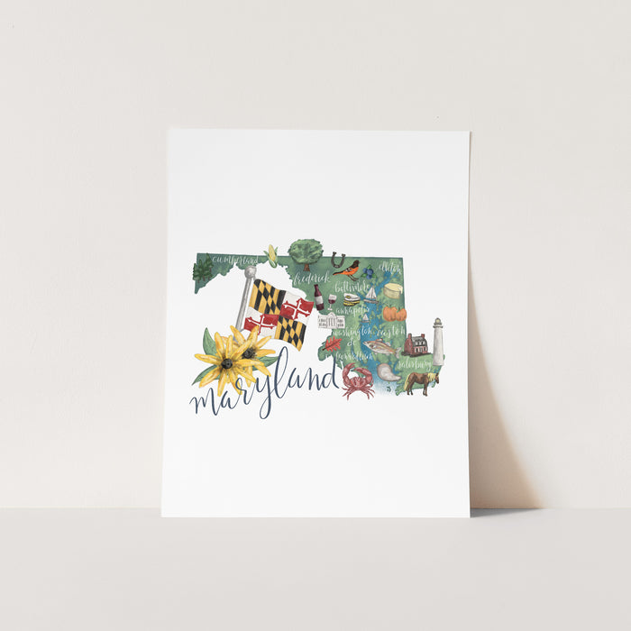 Maryland  - Art Print or Canvas - Jetty Home