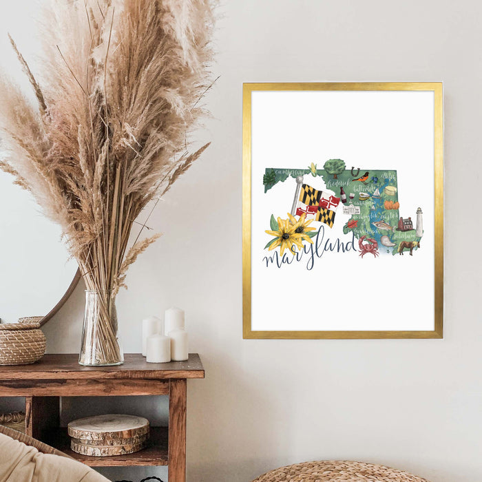 5"x7" / Art Print / Antique Gold