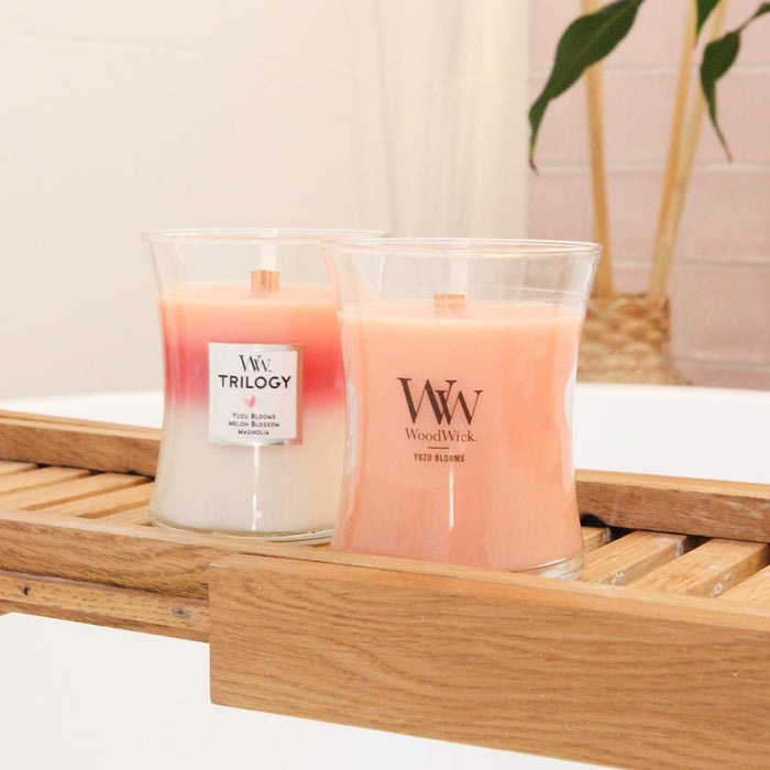 WoodWick Medium Trilogy Soy Candle - Blooming Orchard | Koop.co.nz
