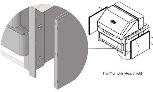Memphis Elite/Pro Built-in Heat Shield Kit - Texas Star Grill Shop VGBHSK
