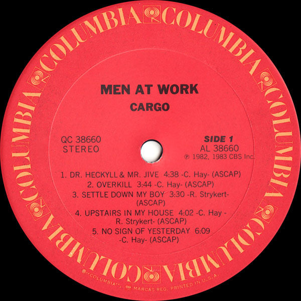 Men At Work - Cargo (LP) [US] 1st (Very Good Plus (VG+))