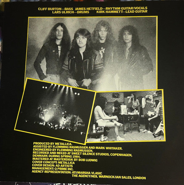 Metallica - Ride The Lightning (LP) [US] 1984 RP (Very Good Plus (VG+))