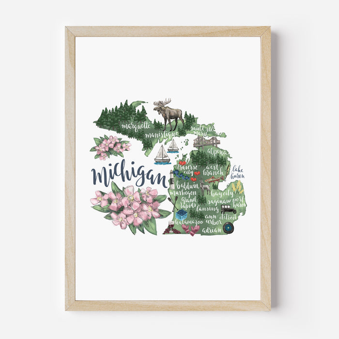 Michigan Map - Jetty Home