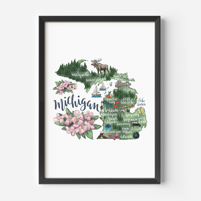 Michigan Map - Jetty Home