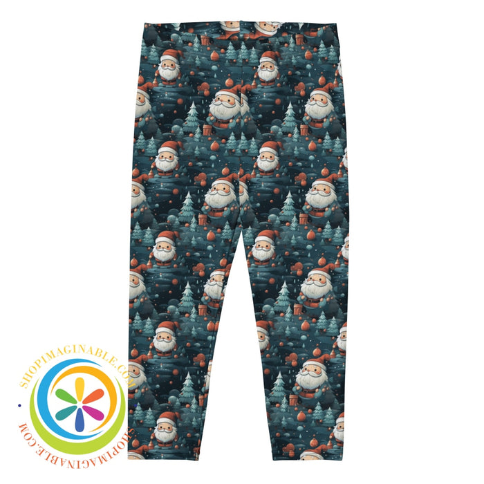 Midnight Santa Athleisure Capri Leggings Leggings