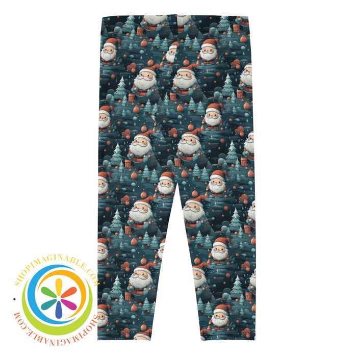 Midnight Santa Athleisure Capri Leggings Leggings