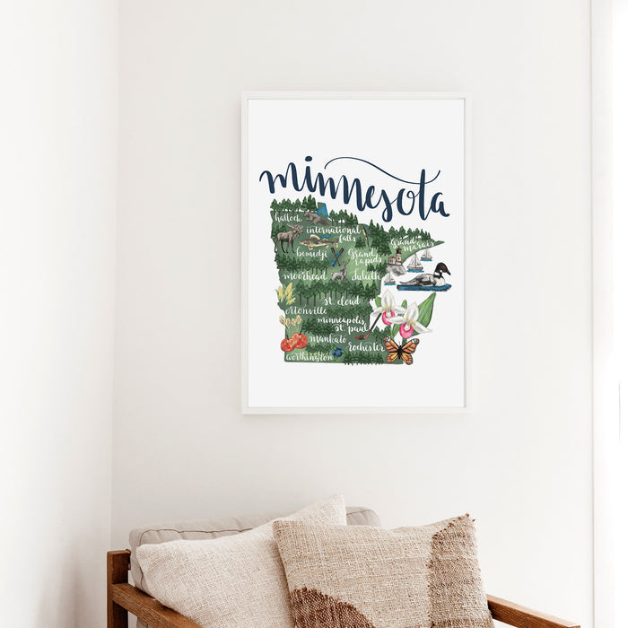 Minnesota  - Art Print or Canvas - Jetty Home