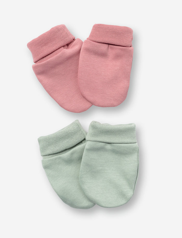 Mitaines en coton bio pour bébé
