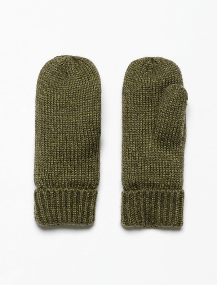 Mitaines en tricot uni - enfants