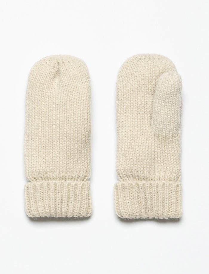 Mitaines en tricot uni - enfants