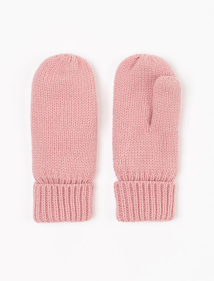 Mitaines en tricot uni - enfants
