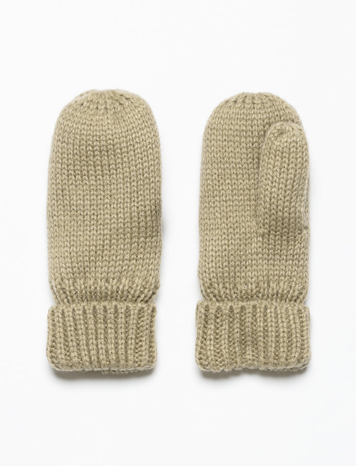 Mitaines en tricot unies - bébé