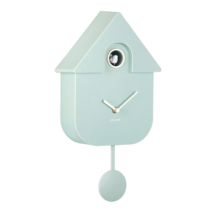Karlsson Modern Cuckoo Wall Clock - Light Blue | Koop.co.nz