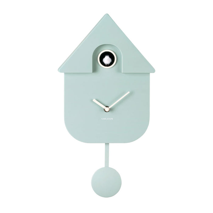 Karlsson Modern Cuckoo Wall Clock - Light Blue | Koop.co.nz