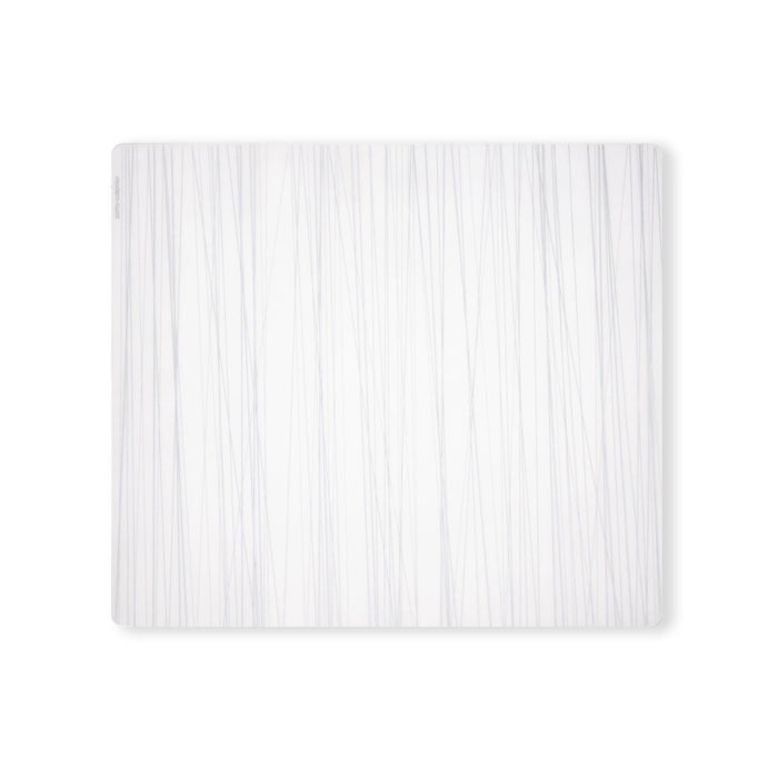 Modern Twist Silicone Placemat -  Silver Stream