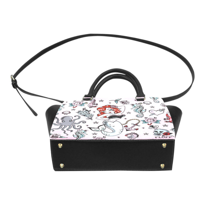 Molly Mermaid on Pink • Handbag