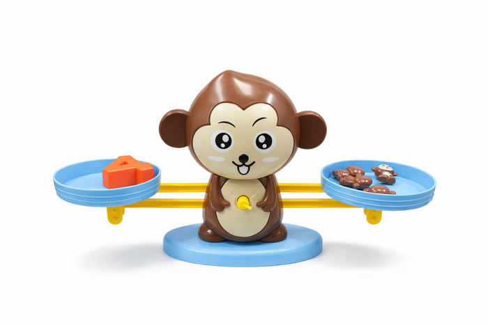 Monkey Balance Math Scale Toy – Number & Counting Game (Ages 3+)