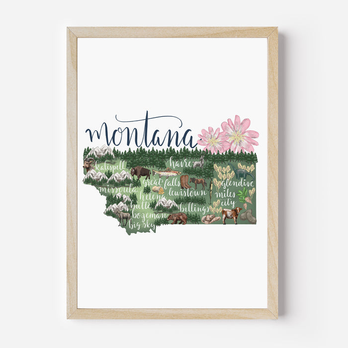 Montana Map - Jetty Home